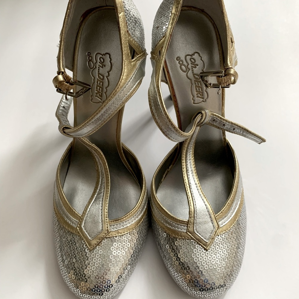 Oh Deer! Jamocha size 6 heels